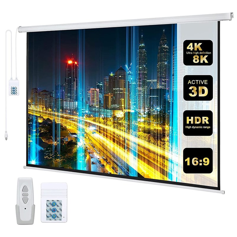SMQ Electric Projector Screen with RF (100 SMQ Electric Projector Screen with RF (100